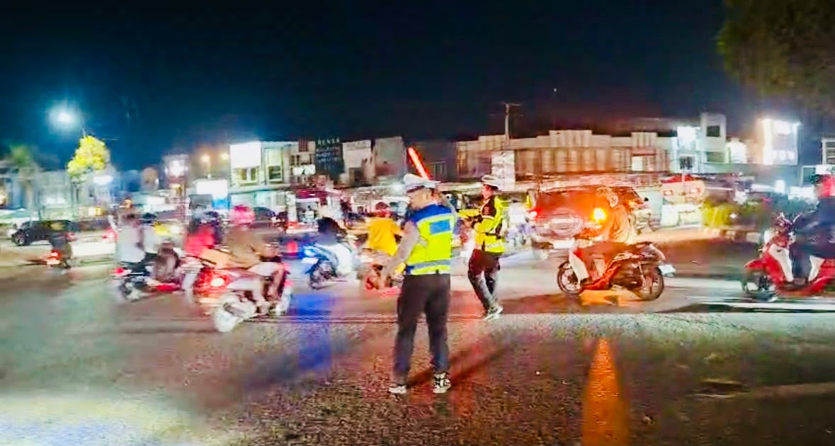 Jaga Bumi Anoa, Jaga Lingkungan: Polantas Polda Sultra Redam Bising Knalpot Brong, Pastikan Malam Minggu Tetap Nyaman