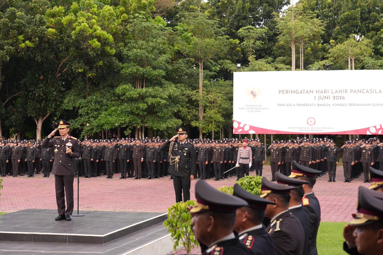 Dirlantas Polda Sultra Hadiri Upacara Hari Lahir Pancasila 2026, Tegaskan Komitmen Polri Jaga Persatuan Bangsa