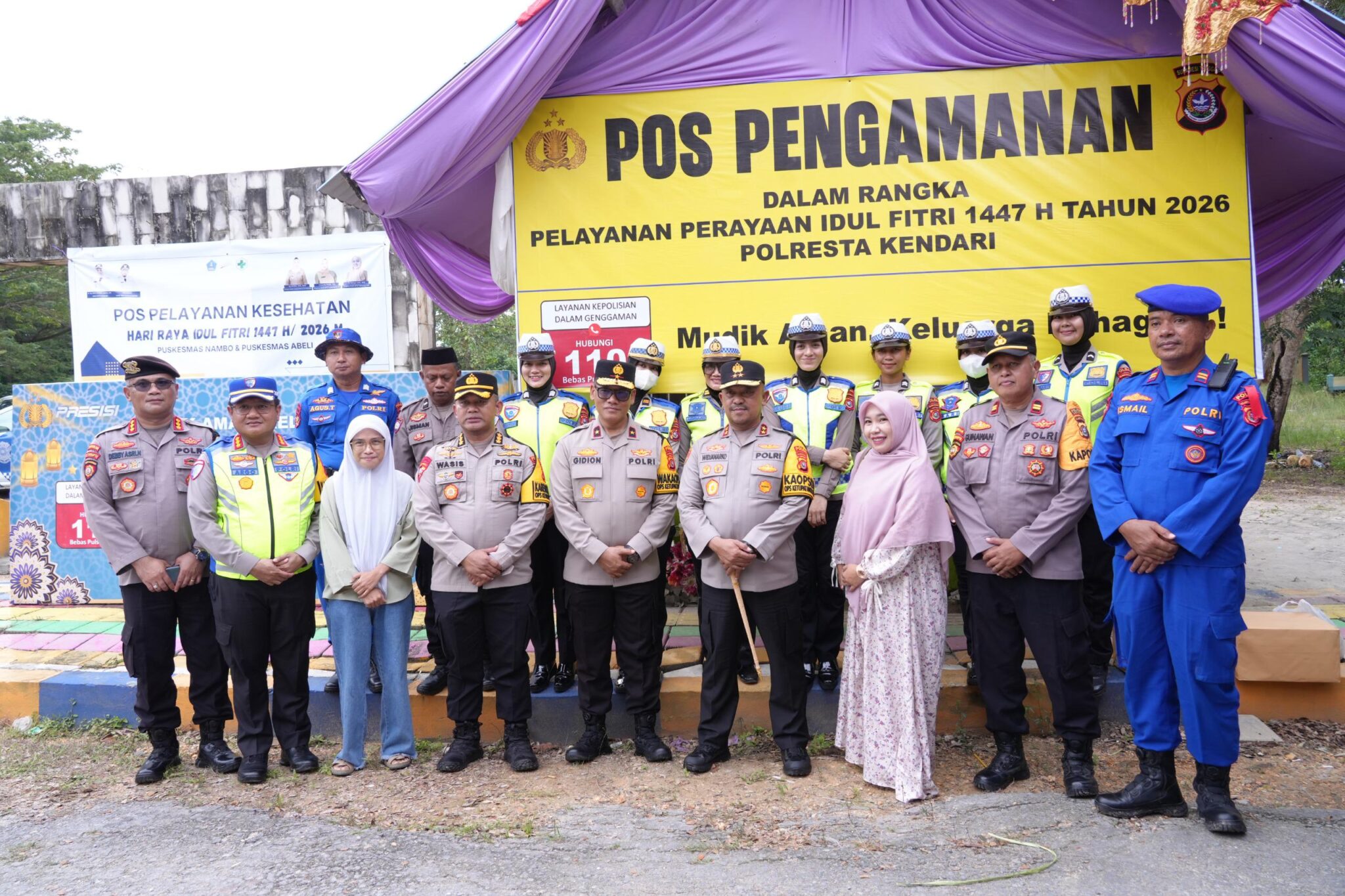 Kapolda Sultra Tinjau Pos Pengamanan Dan Objek Wisata Di Kendari, Pastikan Pelayanan Dan Keamanan Masyarakat